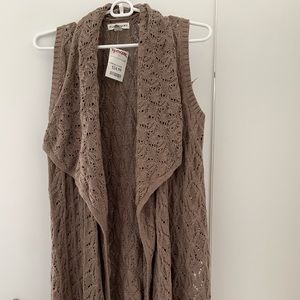 Brown Layered Shawl